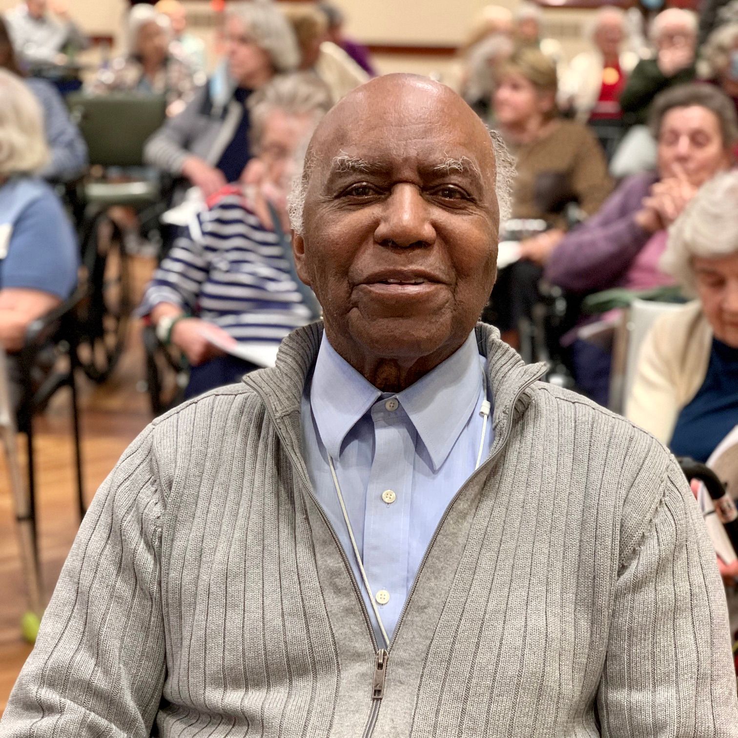 Close Up Of Elderly Man